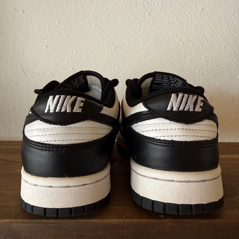 Nike Dunk Low Panda Sneakers Black White Women's 8 Men's 6.5 DD1503-101